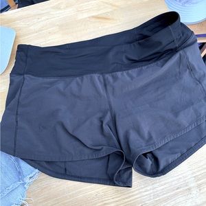 Lululemon speed up lined shorts 10Tall
